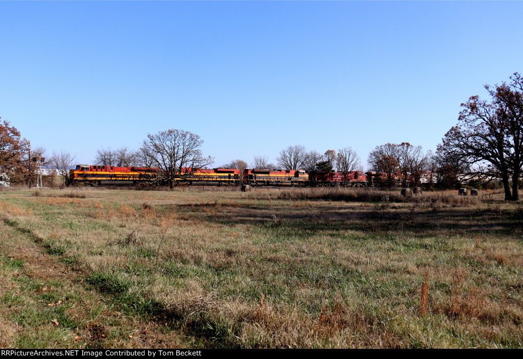 Northbound empties